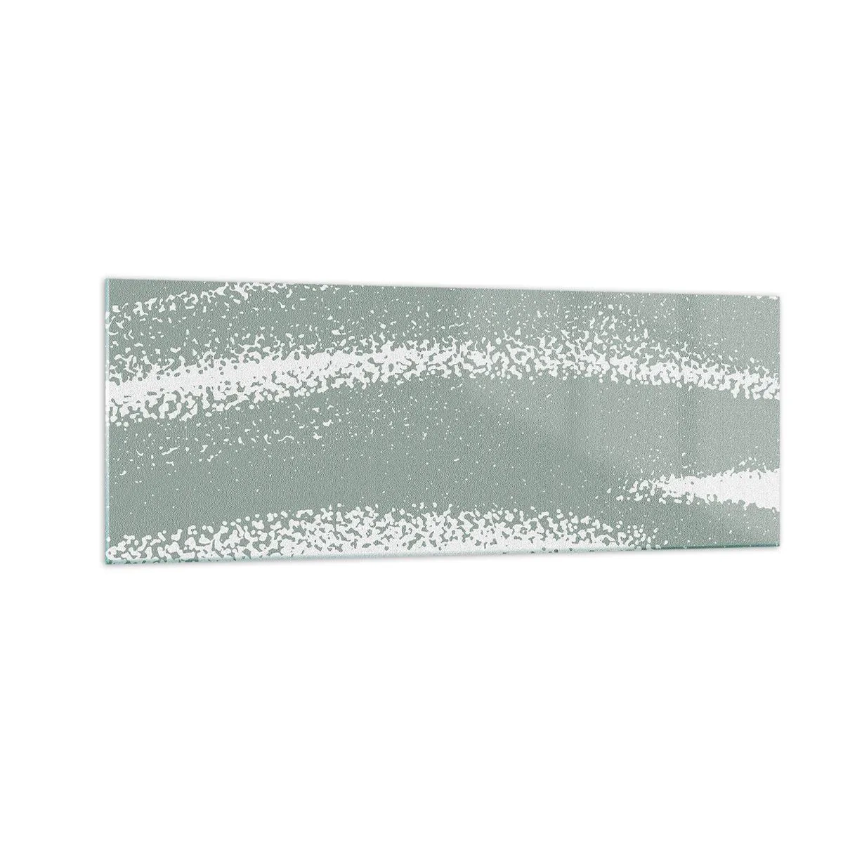 Obraz na skle - Abstrakcia v zimnom štýle - 140x50 cm