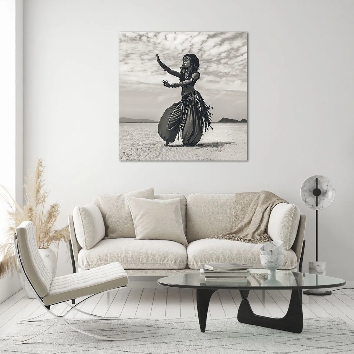 Obraz na skle - Tanec južných ostrovov - 30x30 cm