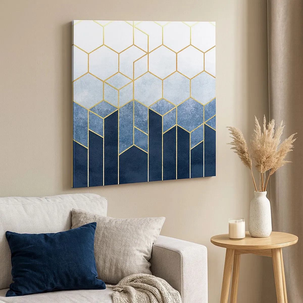 Obraz na plátne - Kompozícia v synkopickom rytme - 30x30 cm