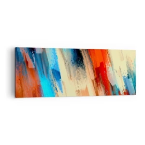 Obraz na plátne - Vodopád farieb - 140x50 cm
