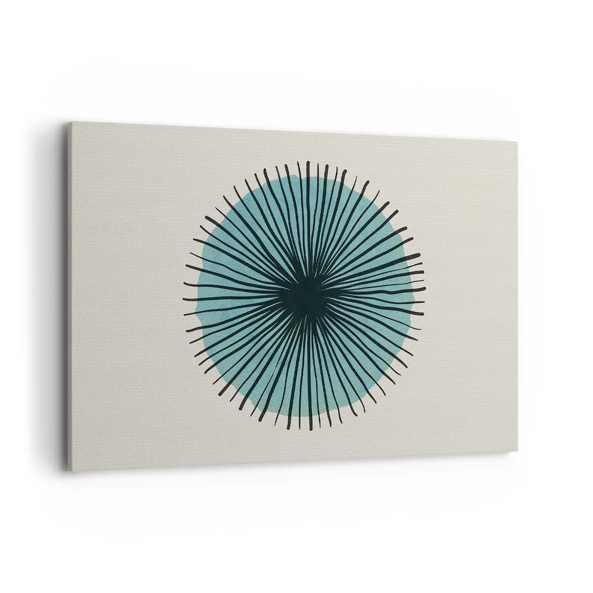 Obraz na plátne - Žiariaca modrá - 120x80 cm