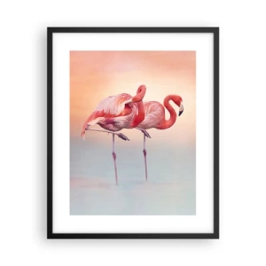 Plagát v čiernom ráme - Vo farbe zapadajúceho slnka - 40x50 cm