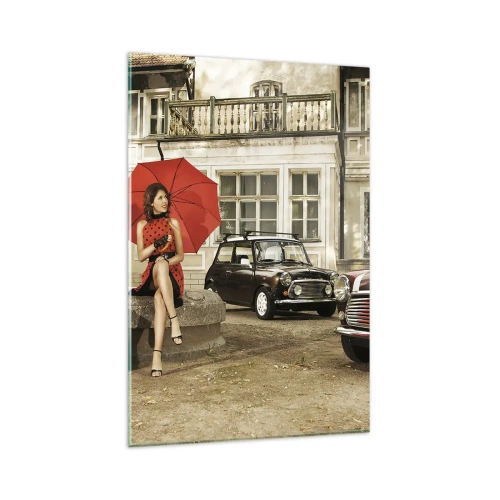 Obraz na skle - Sentimentálne mini cestovanie - 80x120 cm