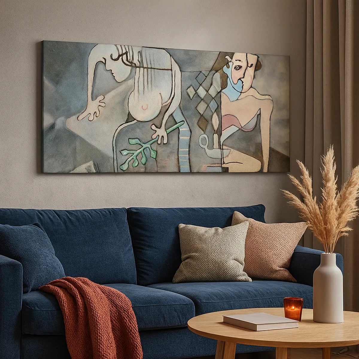 Obraz na plátne - Mozaika ducha a hmoty - 30x30 cm