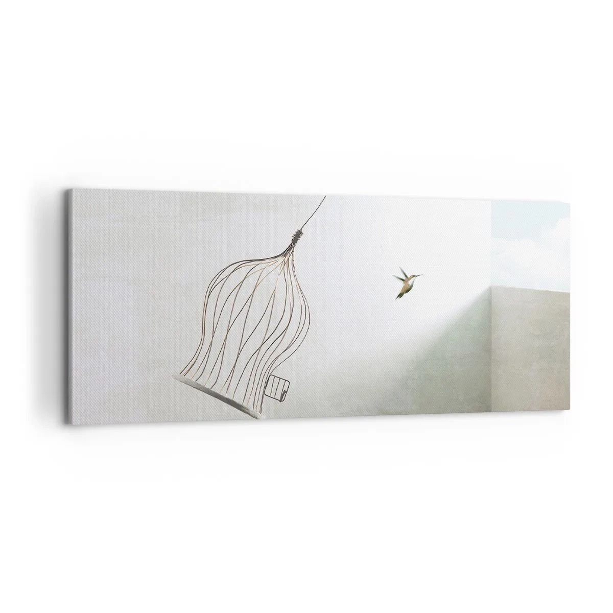 Obraz na plátne - Vo svojom živle - 100x40 cm