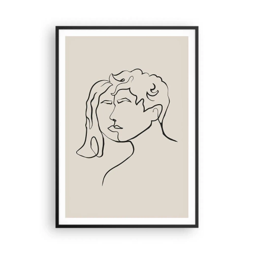 Plagát v čiernom ráme - A bola jednota - 70x100 cm