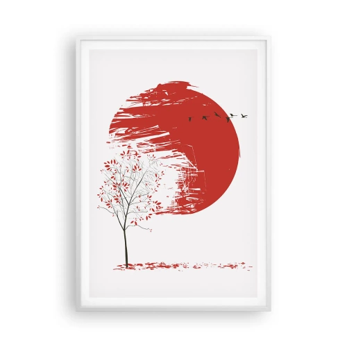 Plagát v bielom ráme - Poznáte túto krajinu? - 70x100 cm