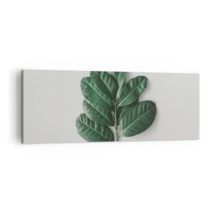 Obraz na plátne - Kresba samotnej prírody - 140x50 cm