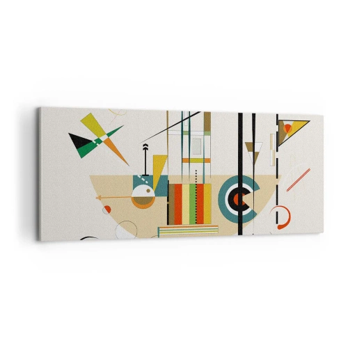 Obraz na plátne - A svet sa smeje - 100x40 cm