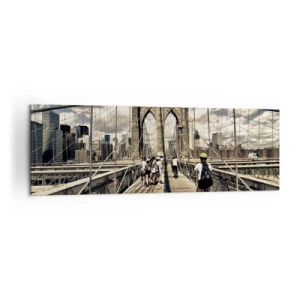 Obraz na plátne - Priamo do srdca mesta - 160x50 cm
