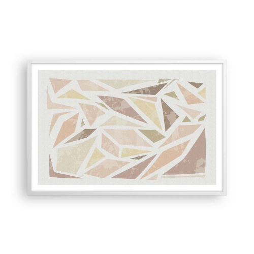 Plagát v bielom ráme - Kompozícia: vitráž - 91x61 cm