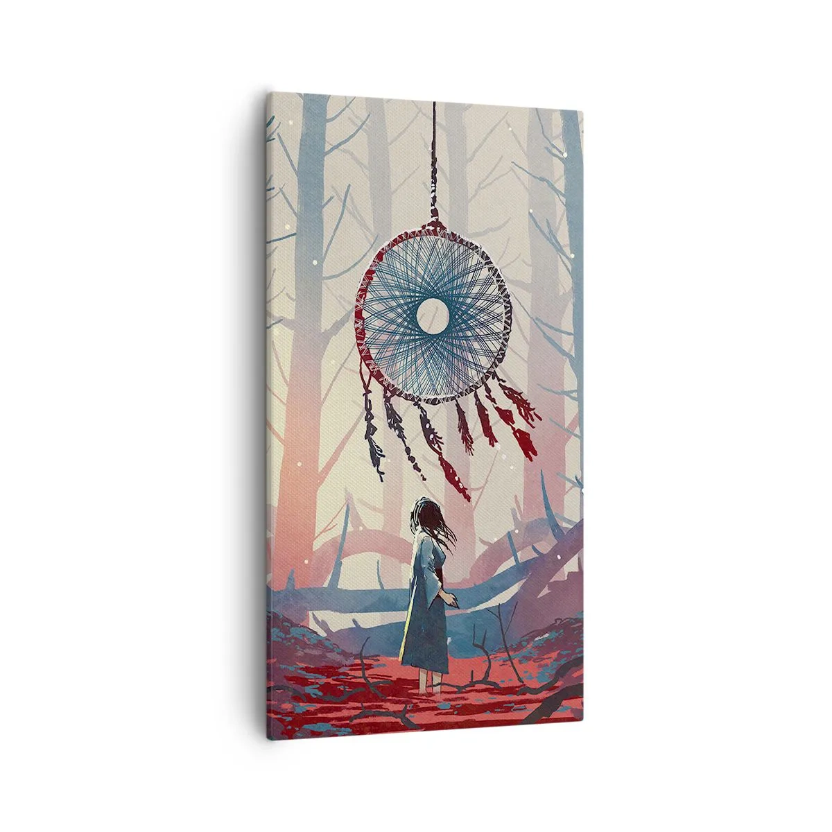 Obraz na plátne - Tajný rituál šťastia - 55x100 cm