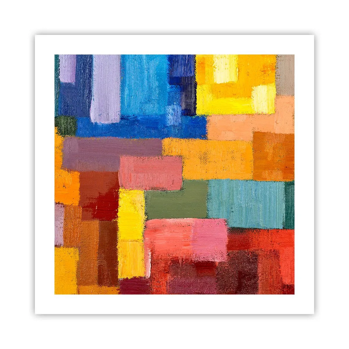 Plagát - Každý iný, všetky farebné - 50x50 cm