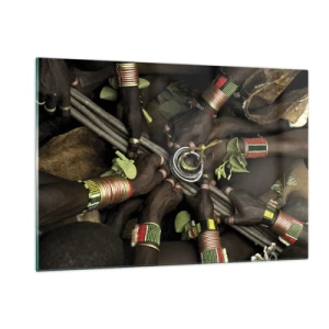 Obraz na skle - Sme spolu - 120x80 cm