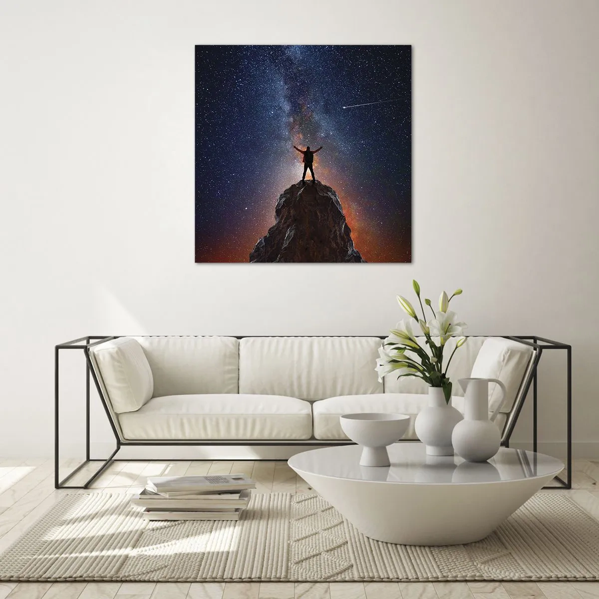 Obraz na skle - Sila je so mnou! - 30x30 cm