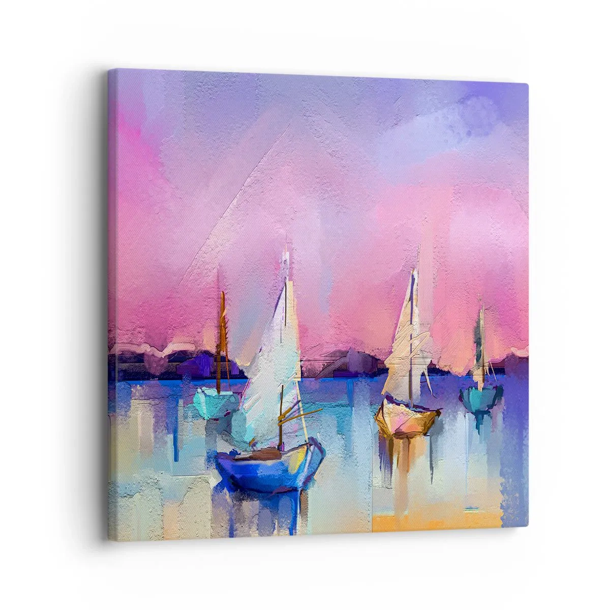 Obraz na plátne - Smer: široká voda - 30x30 cm