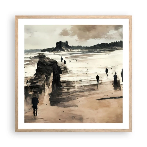 Plagát v ráme zo svetlého duba - Vyvolaní - 60x60 cm