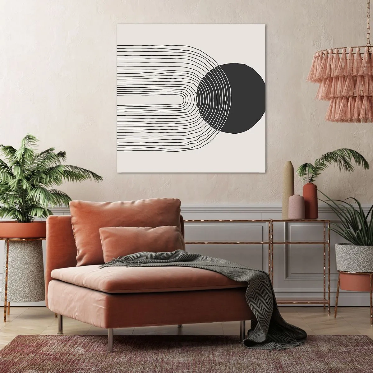 Obraz na plátne - Chvenie a istota - 70x70 cm