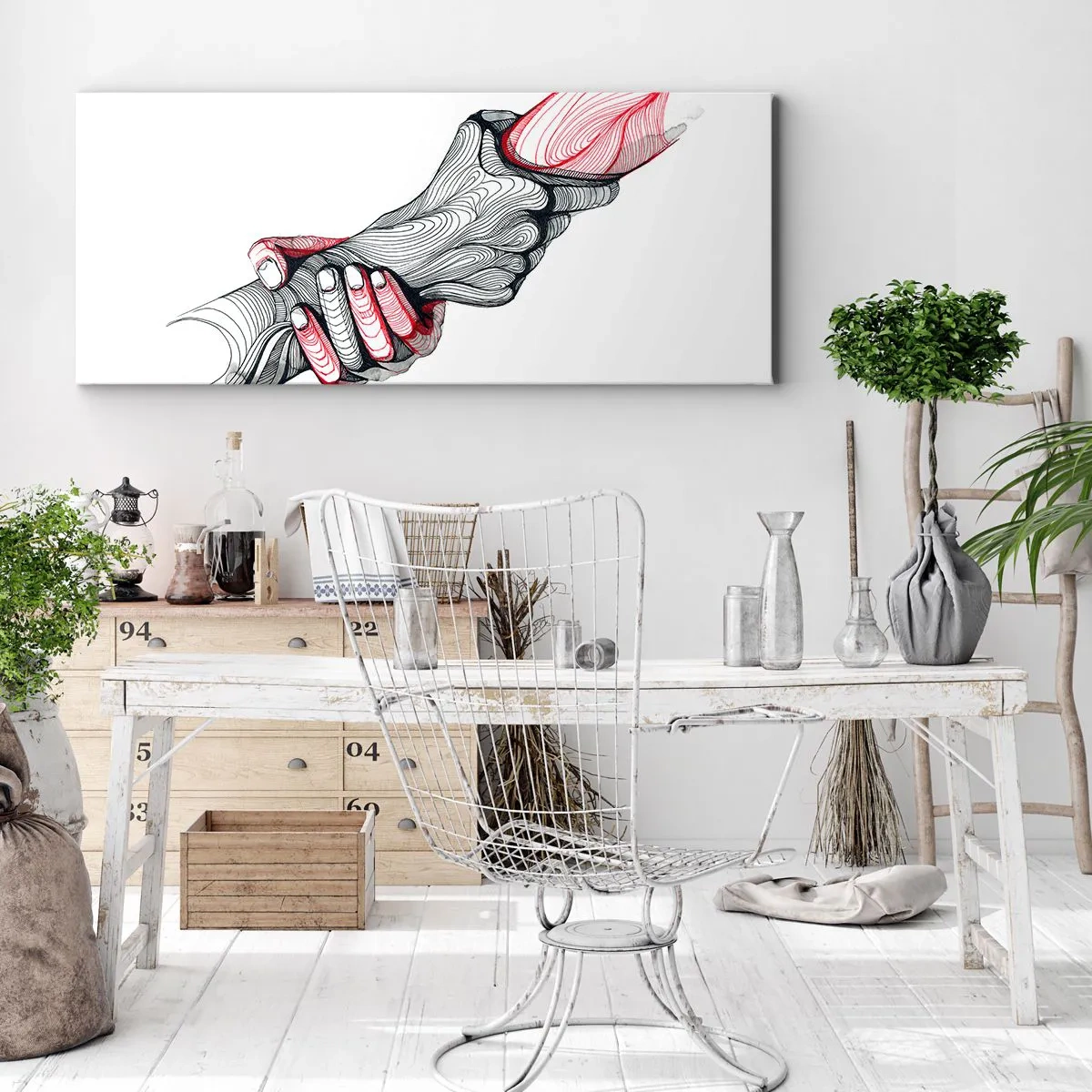Obraz na plátne - Ste v dobrých rukách - 160x50 cm