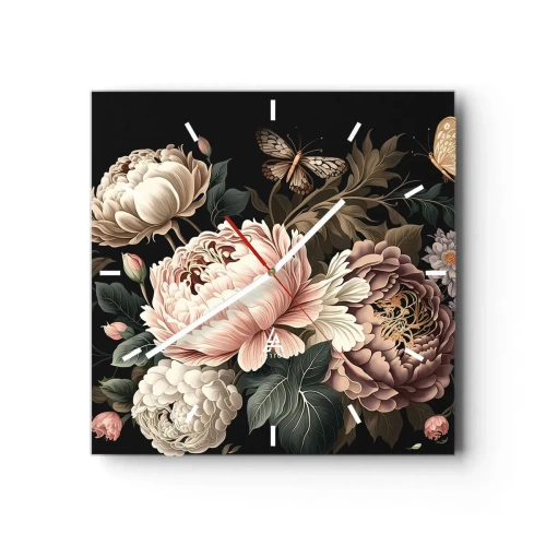 Nástenné hodiny - V barokovom štýle - 40x40 cm