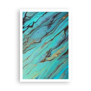 Plagát - Tyrkysový príliv - 70x100 cm