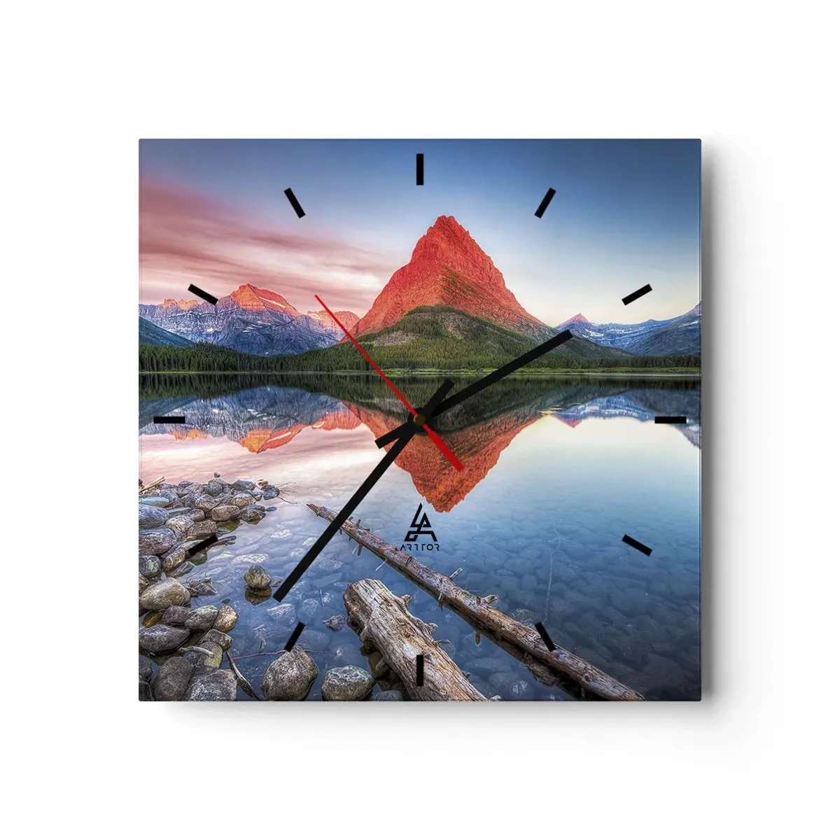 Nástenné hodiny - Teplo a chlad - 30x30 cm