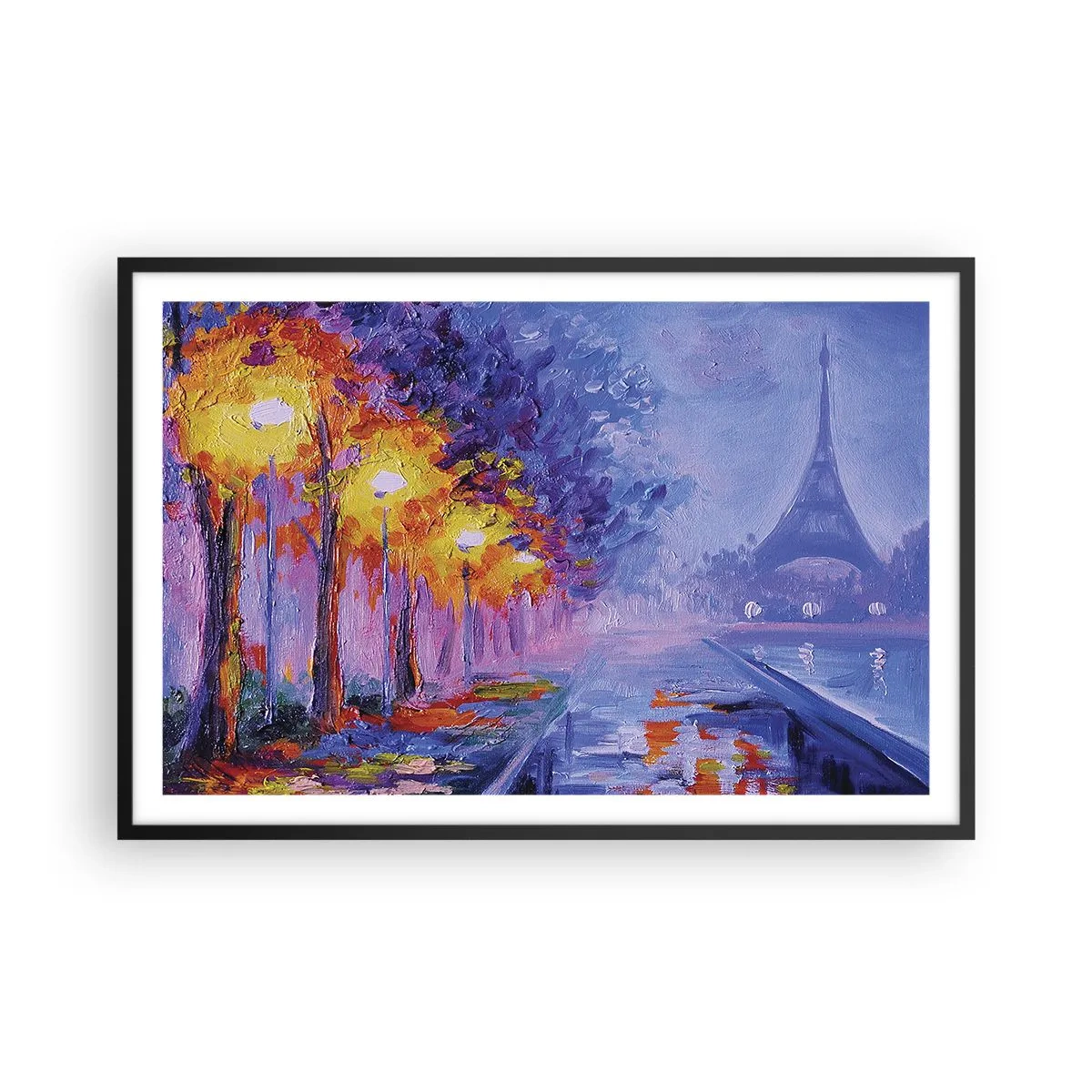 Plagát v čiernom ráme - Prechádzka snov - 91x61 cm