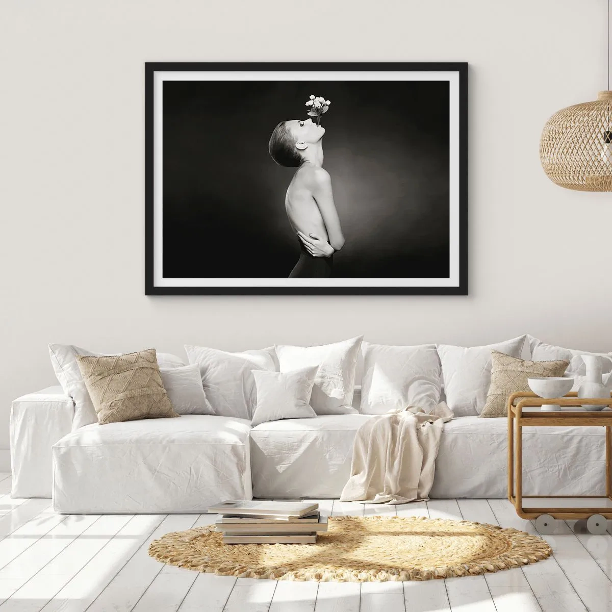 Plagát v čiernom ráme - Excentrická elegancia - 50x40 cm