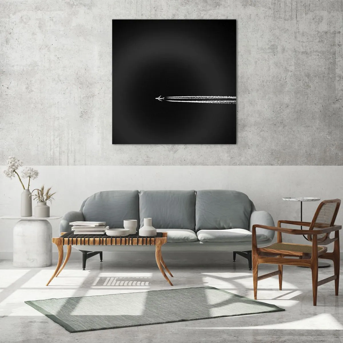 Obraz na skle - Do inej dimenzie - 50x50 cm