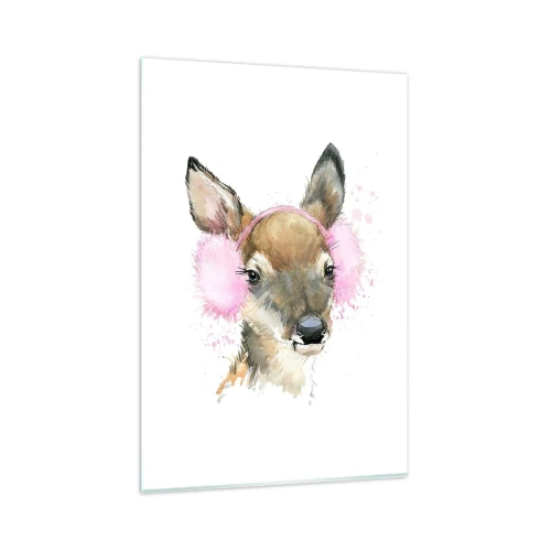 Obraz na skle - A mráz už nie je tak hrozný - 80x120 cm