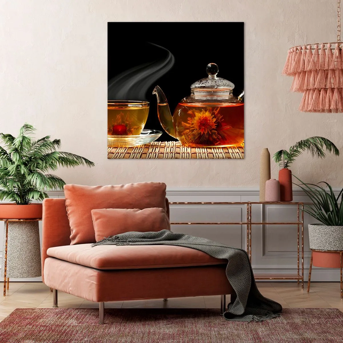 Obraz na plátne - Mágia a umenie varenia čaj - 40x40 cm