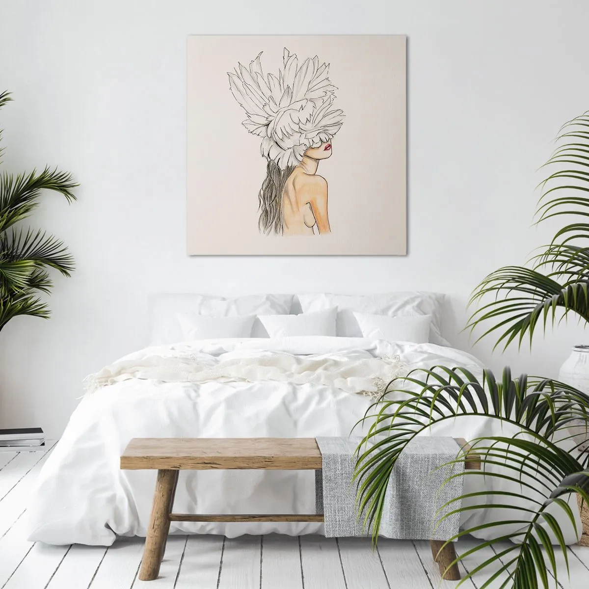 Obraz na plátne - Vrchol krásy - 60x60 cm