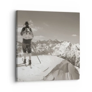 Obraz na plátne - Rovnaké hory - 30x30 cm