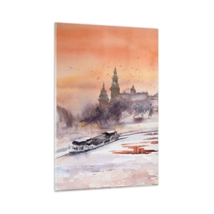 Obraz na skle - Kráľovský západ slnka - 80x120 cm