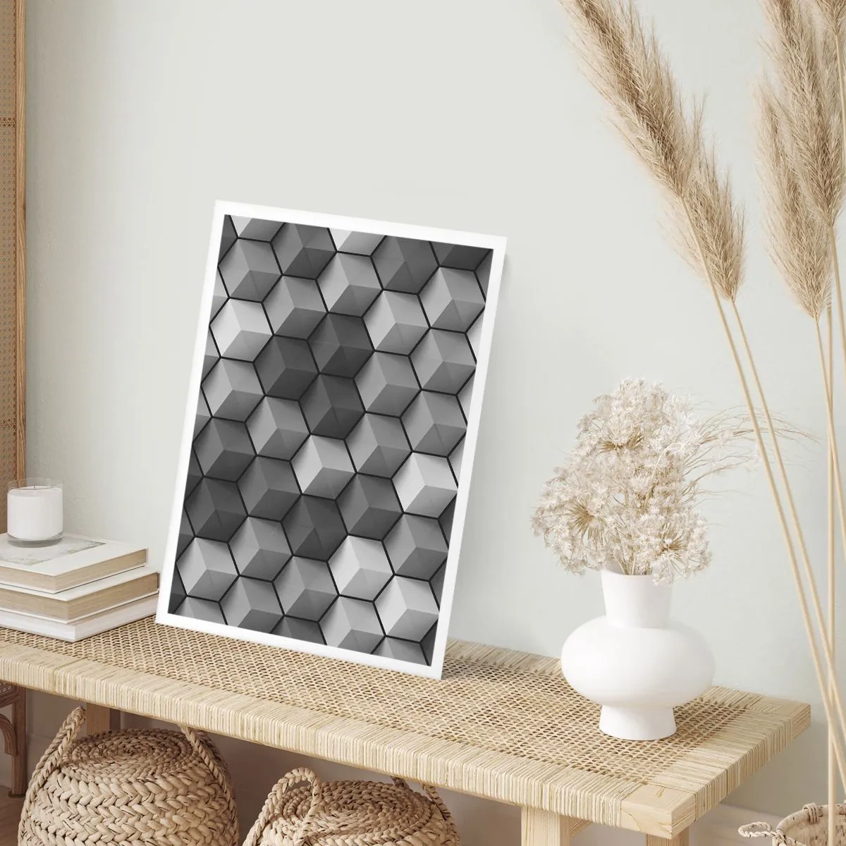 Plagát - Kubistické puzzle - 50x70 cm