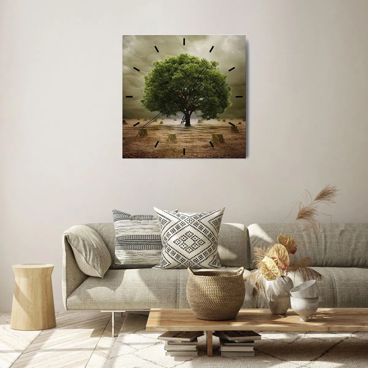 Nástenné hodiny - Celá nádej - 40x40 cm