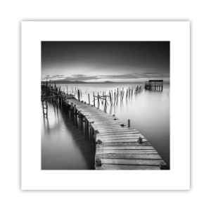 Plagát - Pokoj zabudnutého brehu - 30x30 cm