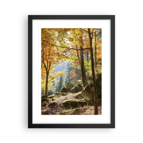 Plagát v čiernom ráme - Čas na odpočinok - 30x40 cm