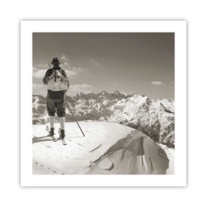 Plagát - Rovnaké hory - 50x50 cm