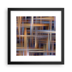 Plagát v čiernom ráme - Utkané zo svetla - 30x30 cm