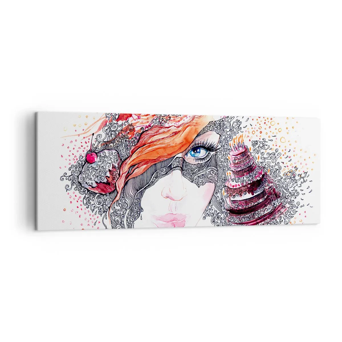 Obraz na plátne - S ňou je každý deň sviatok - 140x50 cm