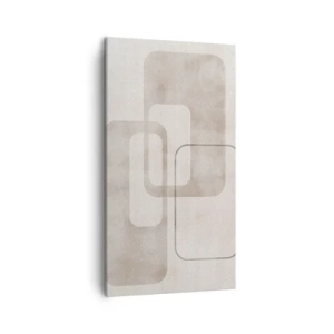 Obraz na plátne - Geometrická fúga - 45x80 cm