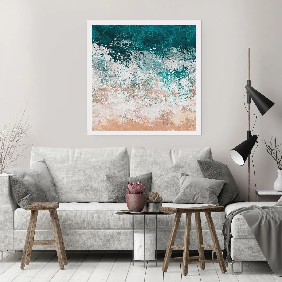 Plagát - Morské príbehy - 40x40 cm