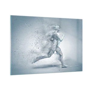 Obraz na skle - Energia kryštalicky čistá - 100x70 cm