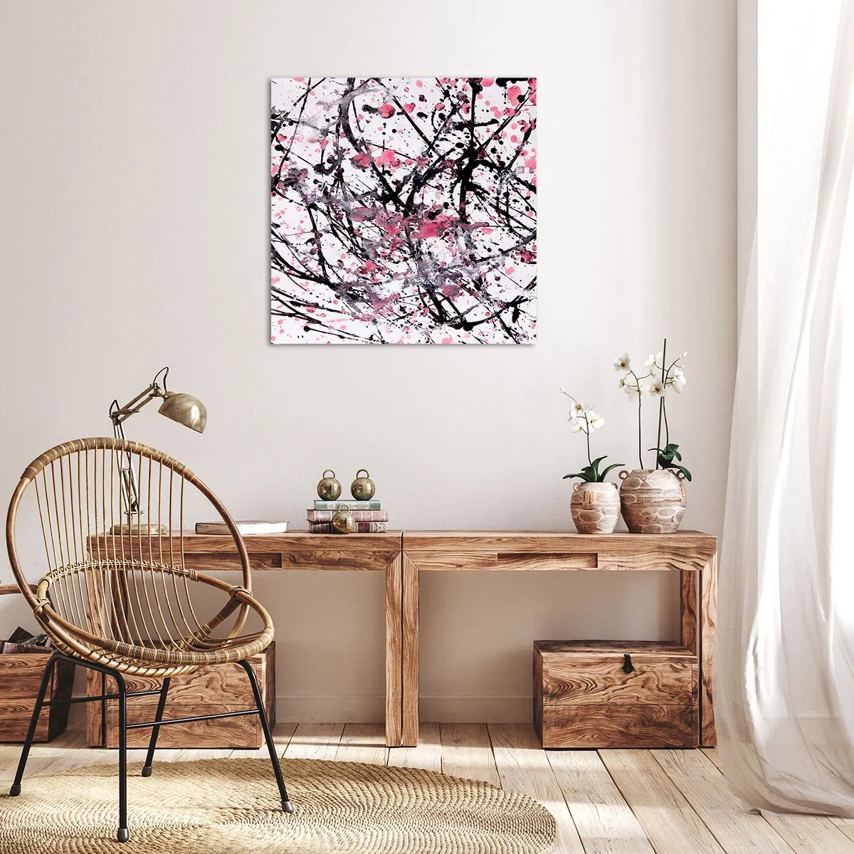 Obraz na plátne - Pominuteľná povaha života - 40x40 cm