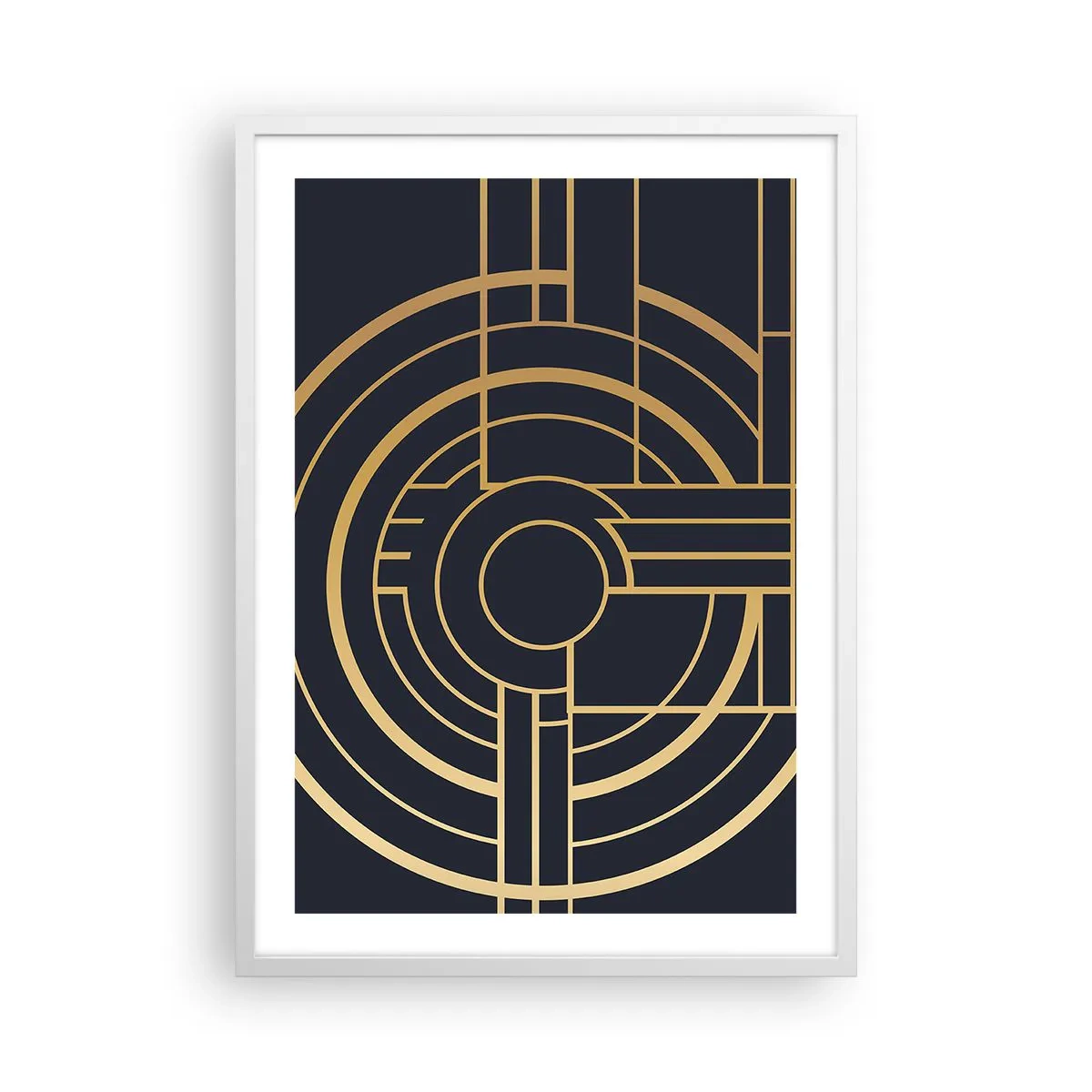 Plagát v bielom ráme - Obraty udalosti - 50x70 cm