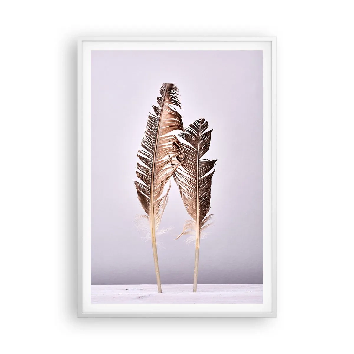 Plagát v bielom ráme - Proti ničote - 70x100 cm