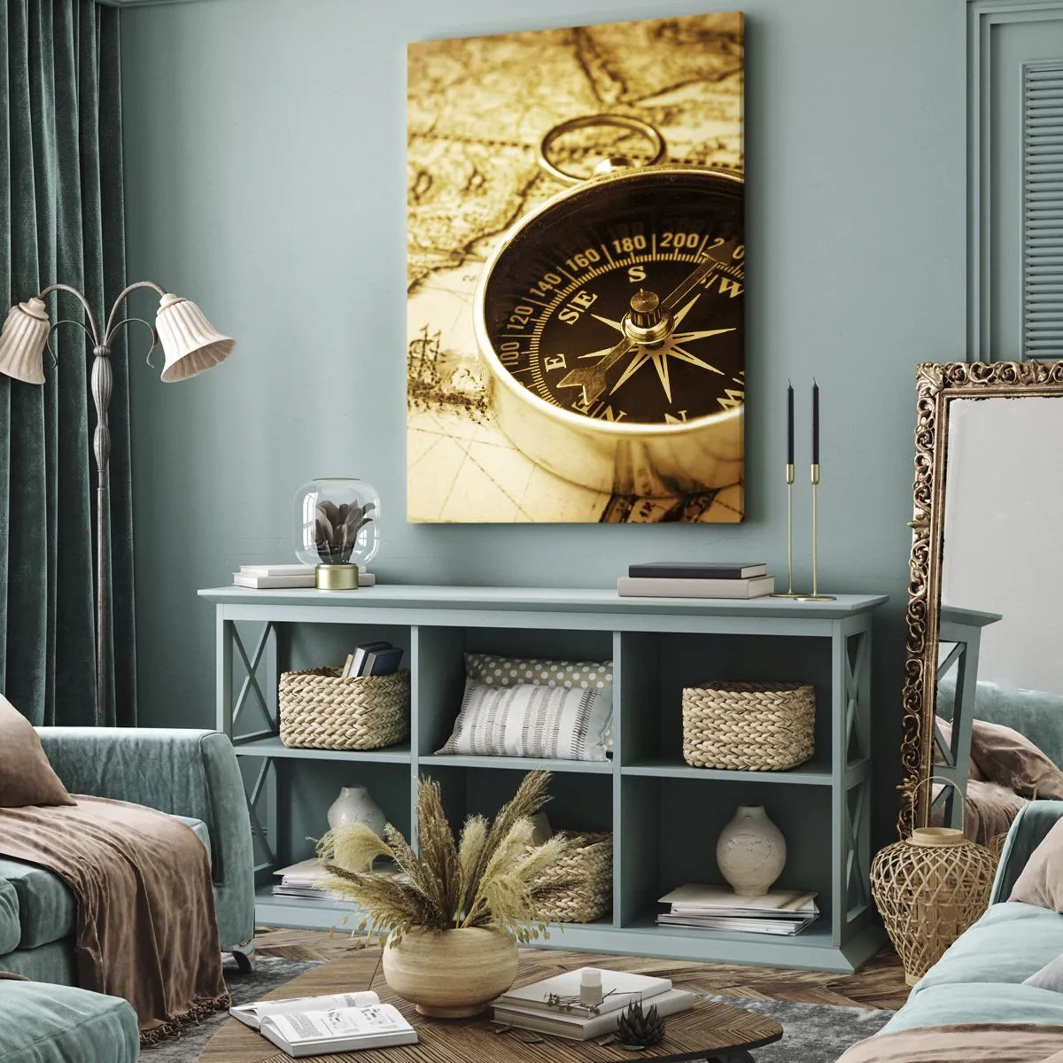 Obraz na plátne - Na východ alebo na západ? - 55x100 cm