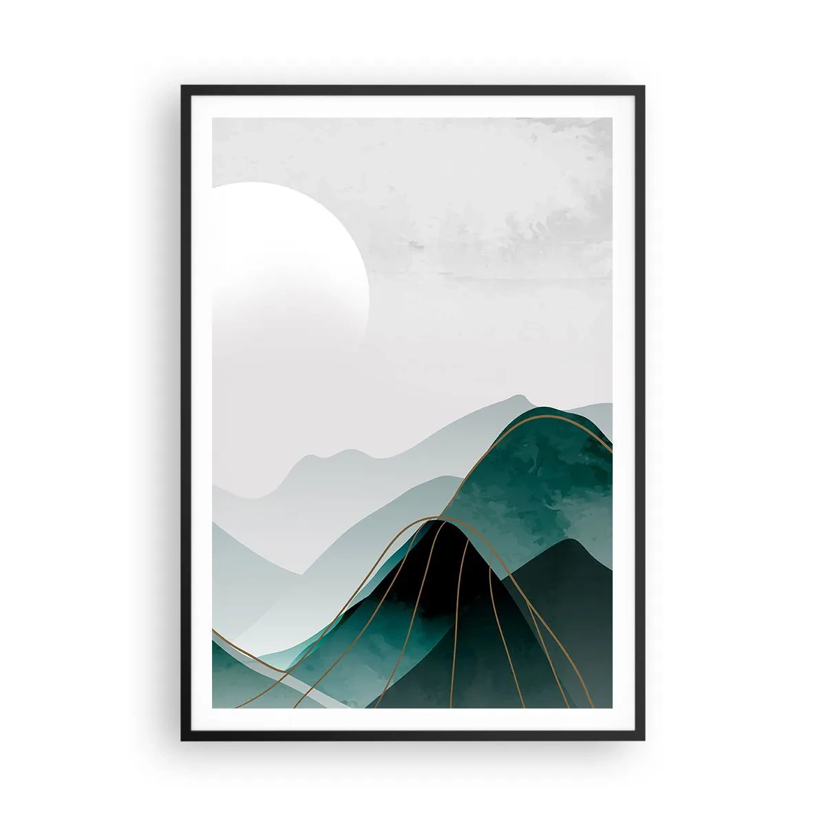 Plagát v čiernom ráme - V plnom majestáte - 70x100 cm