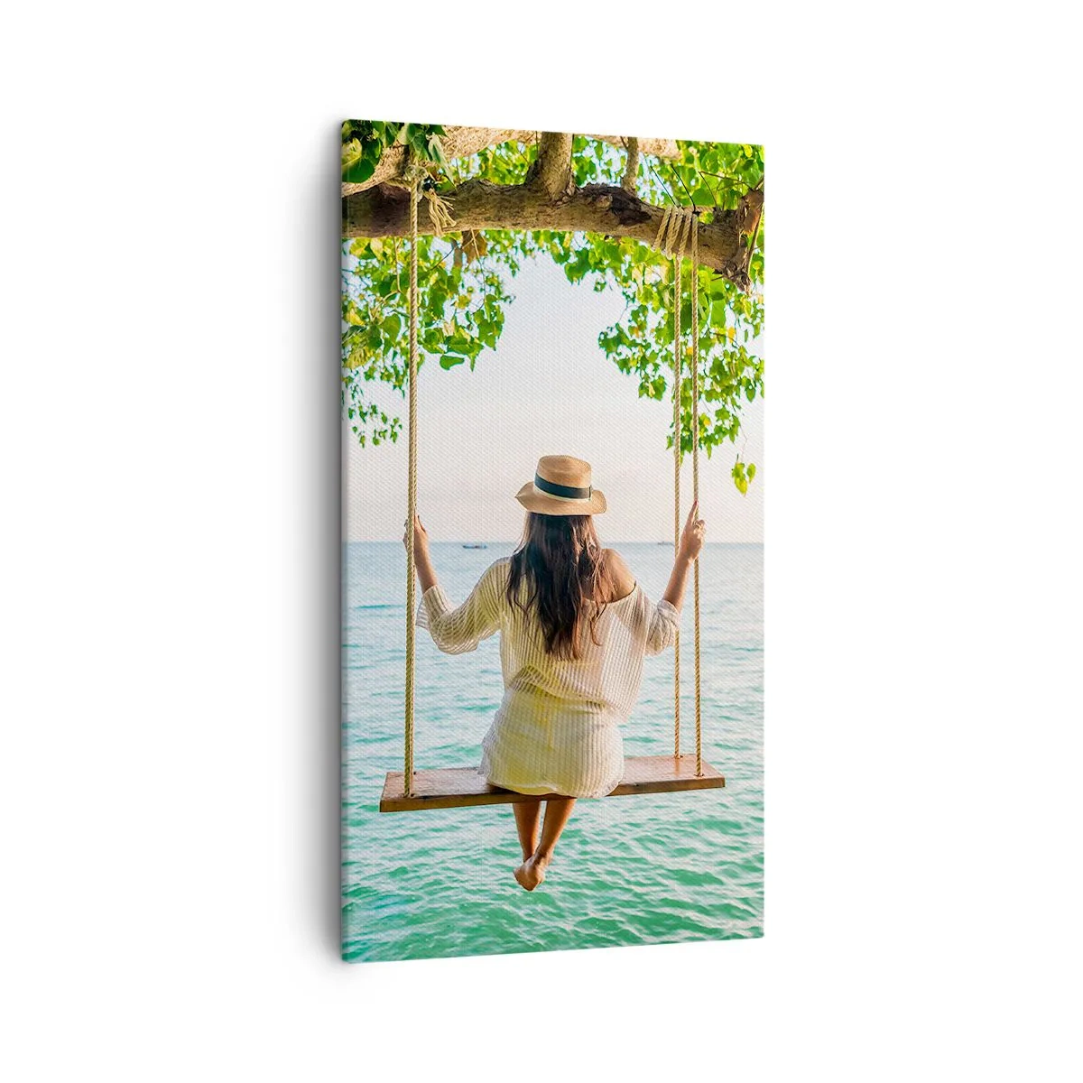 Obraz na plátne - Život je krásny - 45x80 cm